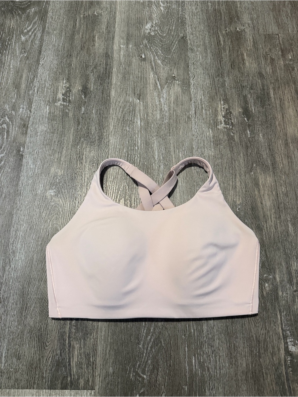 lululemon athletica Pale Pink Crossback Sports Bralette